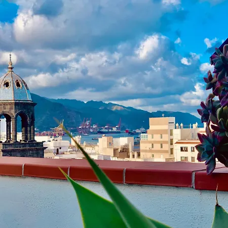 Atico Con Terraza, Vistas Panoramicas Y Parking * Santa Cruz de Tenerife